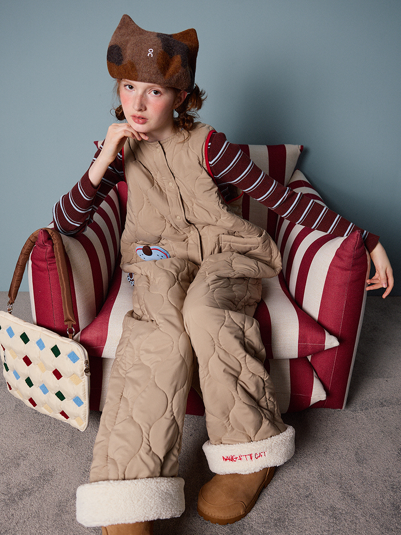 Mocha Quilt Cozy Pajama