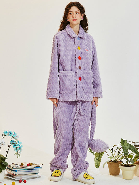 Lavender Ribbon Bubble Pajama