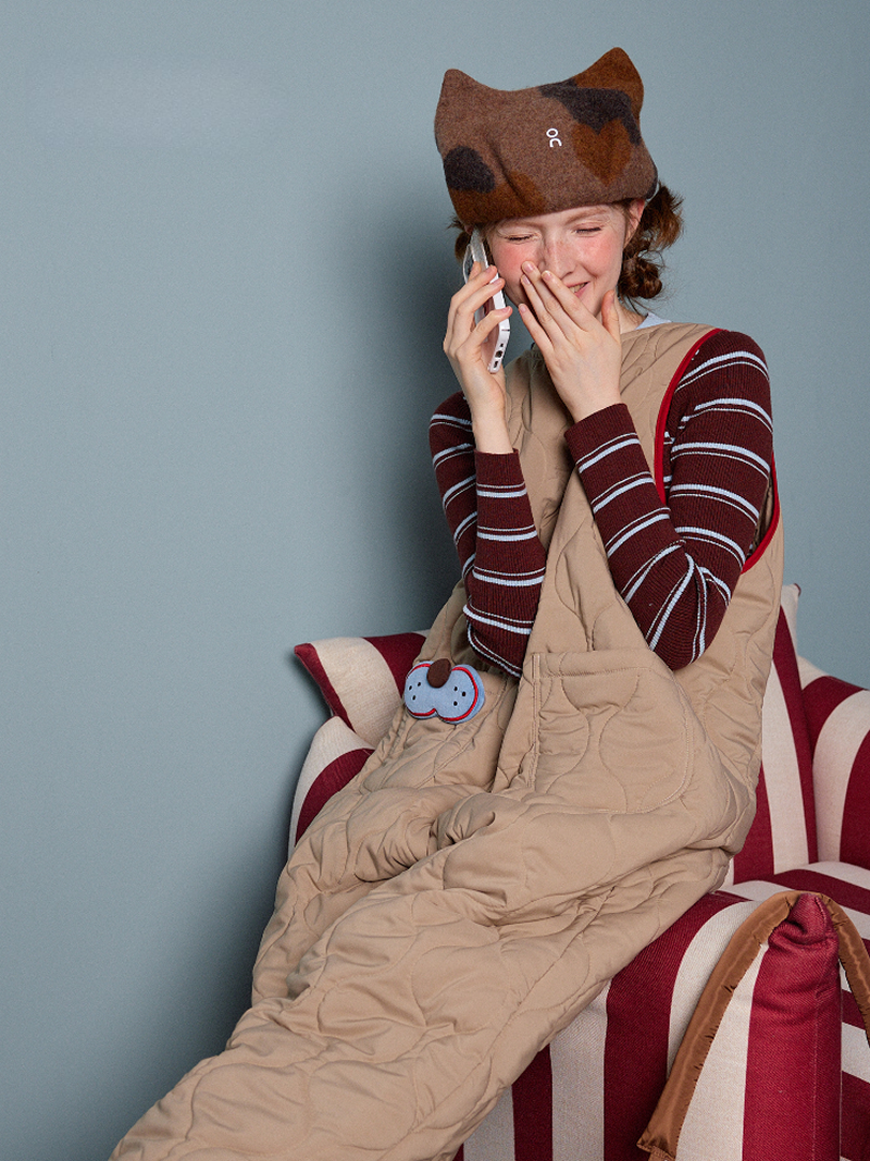 Mocha Quilt Cozy Pajama