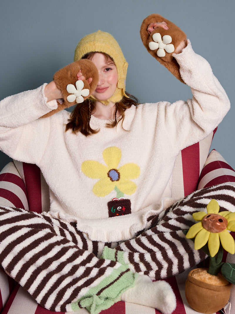 Bloom Stripe Cozy Pajama