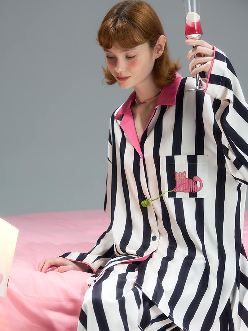 Bold Stripe Pop Pajama