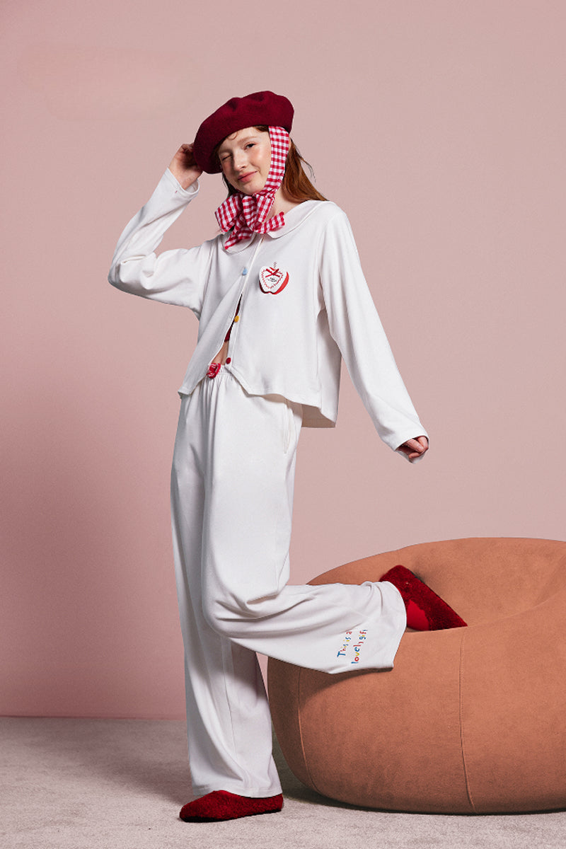 Parisian Ribbon Lounge Pajama