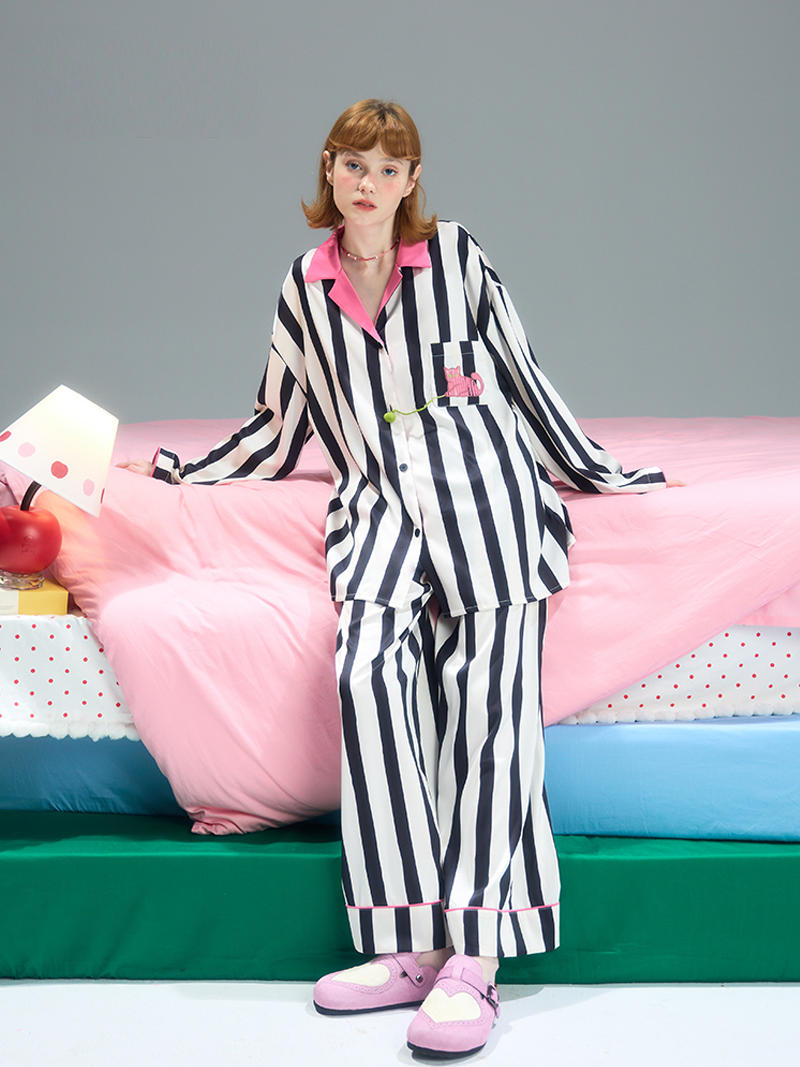 Bold Stripe Pop Pajama