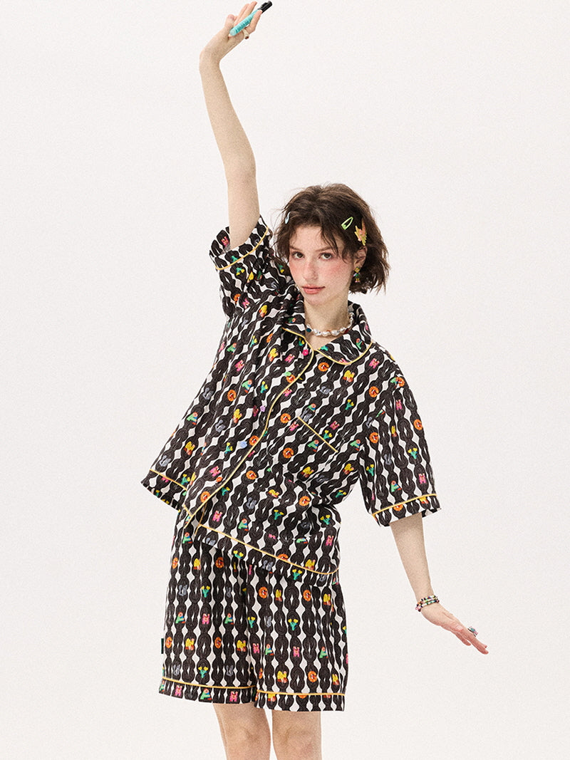 Black Candy Letter Pajama