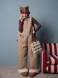 Mocha Quilt Cozy Pajama