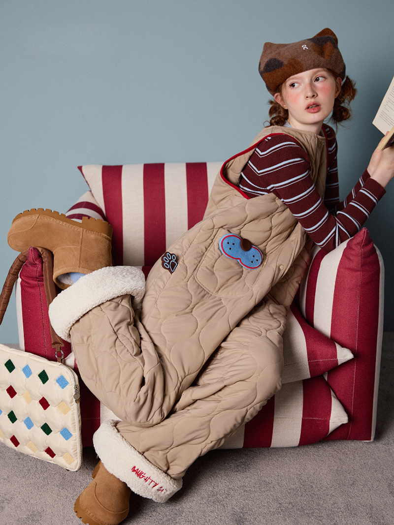 Mocha Quilt Cozy Pajama