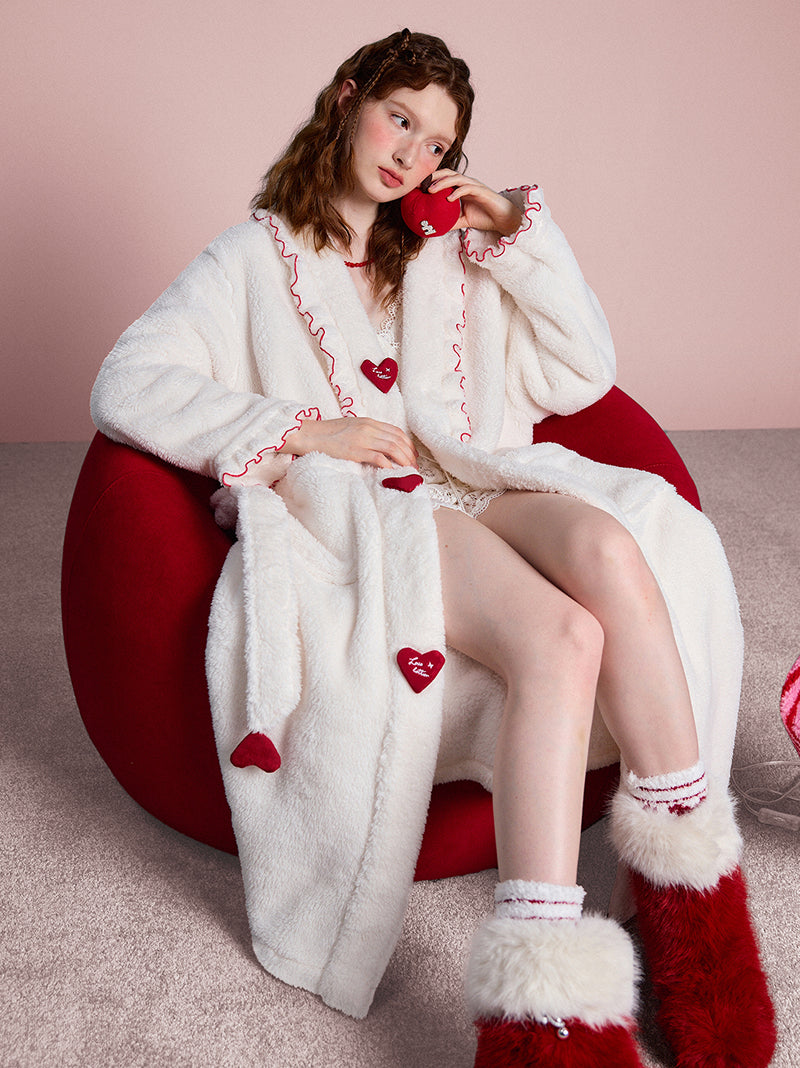 Sweetheart Fluffy Robe