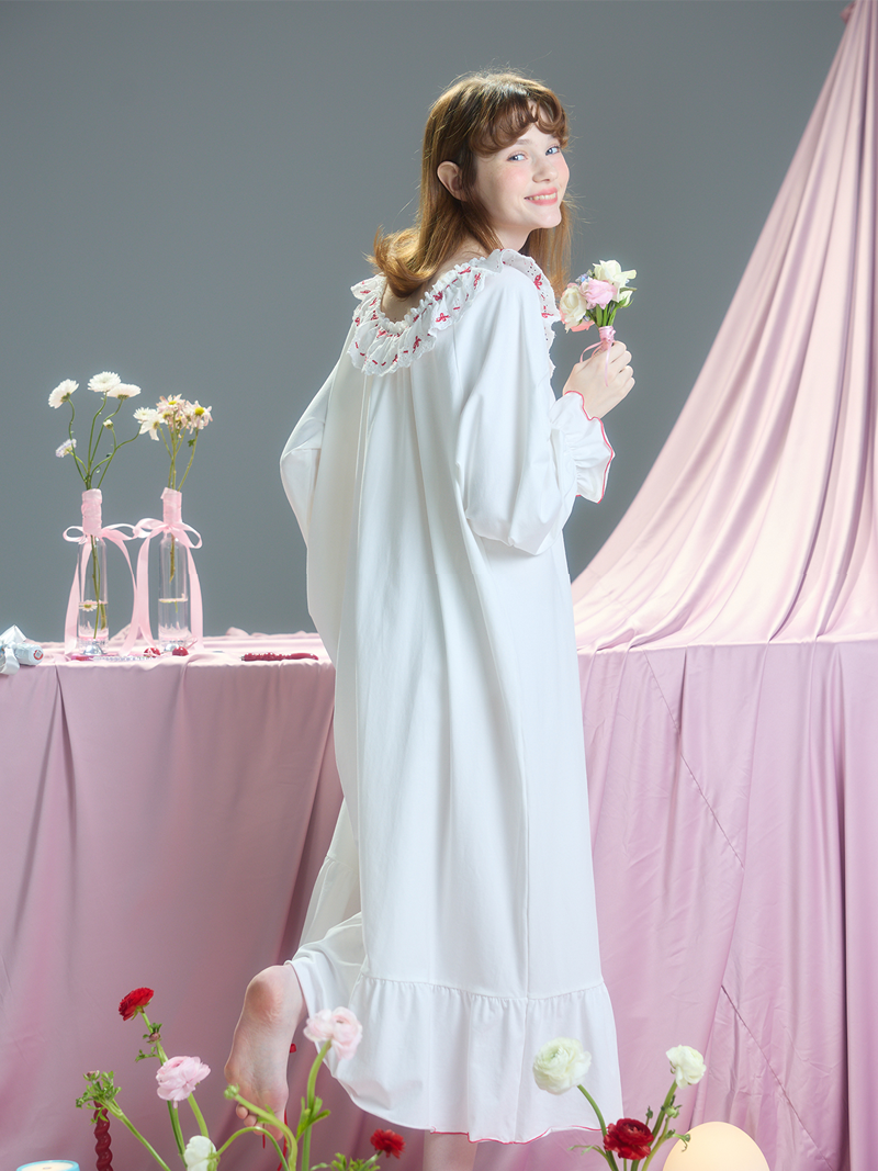 Romantic Ribbon Nightgown
