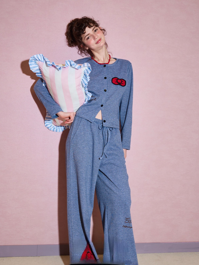 Blue Bow Charm Pajama