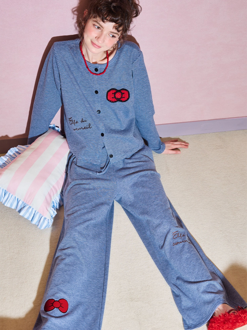 Blue Bow Charm Pajama