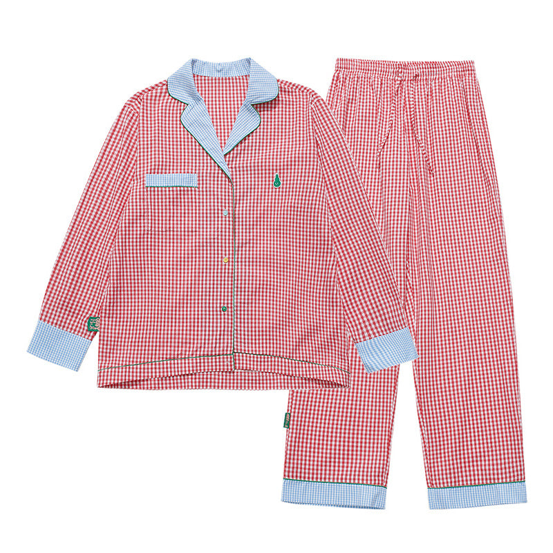Strawberry Red Gingham Pajama